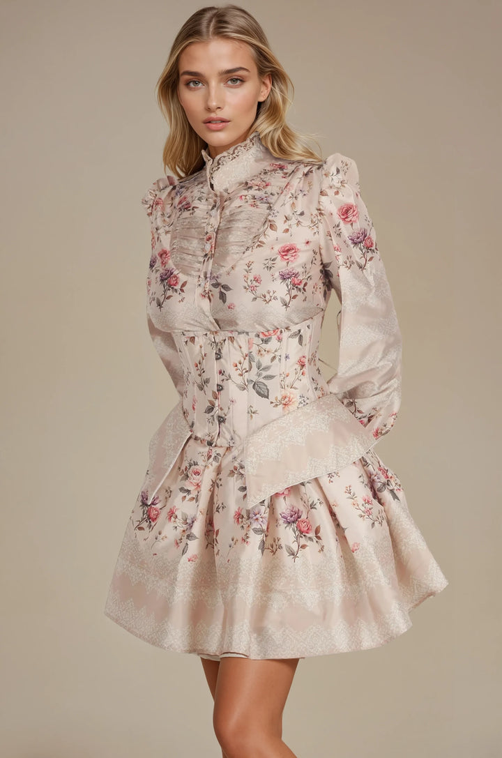 Shantoya Vintage Garden Underbust Corset