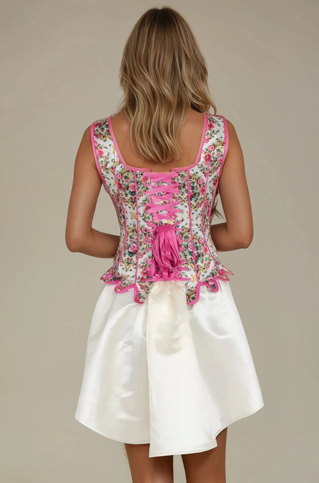 Mitsue Victorian Rose Garden Custom Made Corset