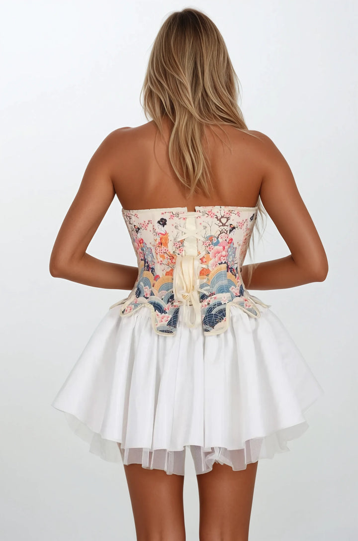 Yumi Sakura & Serenity Overbust Corset