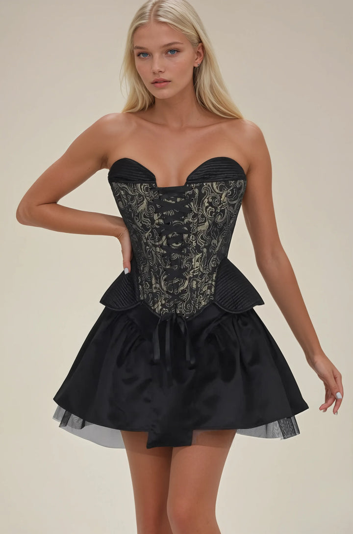 Latreece Brocade Overbust Corset