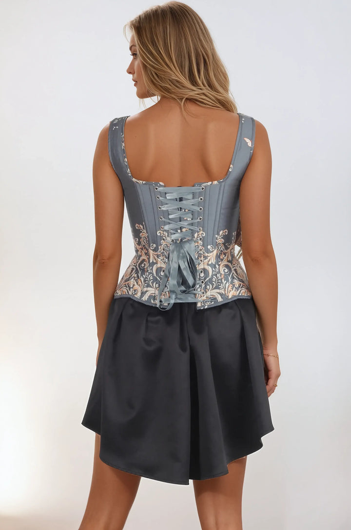 Dalene Rococo Bloomscape Custom Made Corset