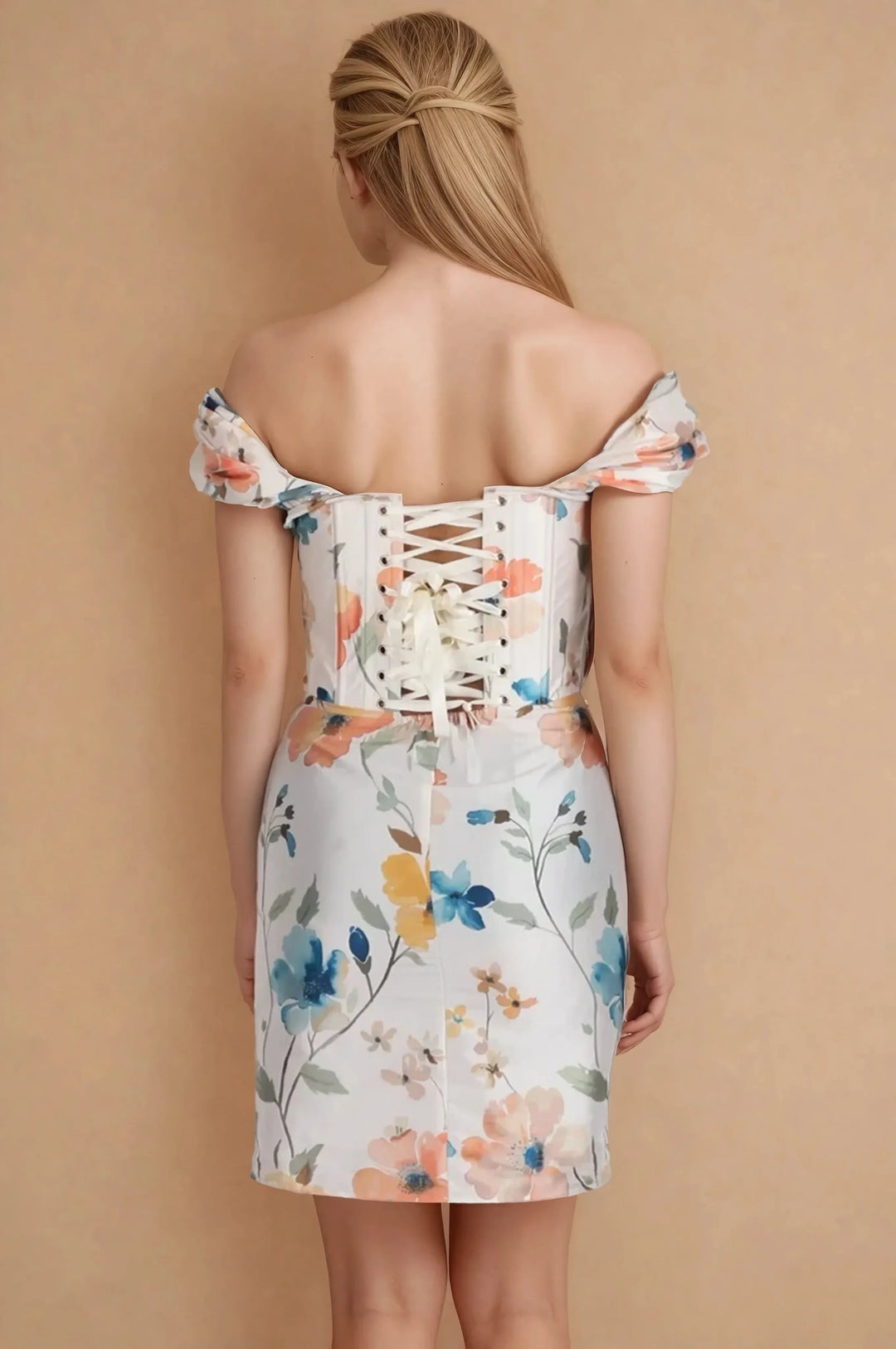 Avelyn Off Shoulder Corset Dress
