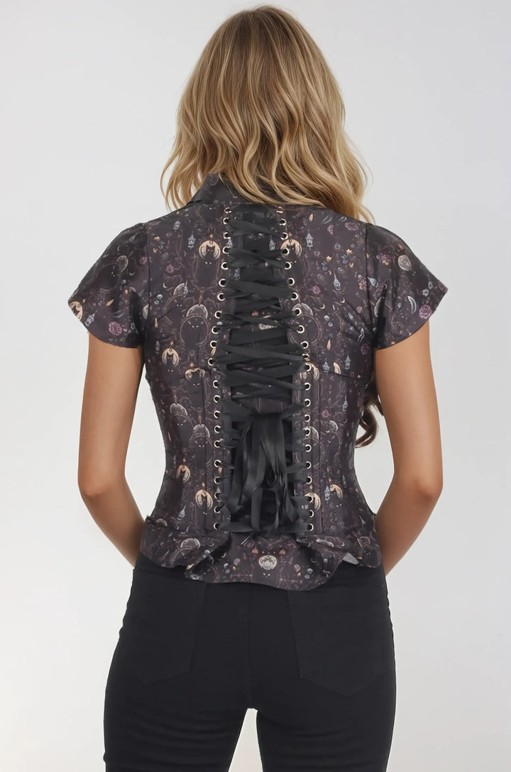 Sharina Celestial Inspired Corset Shirt