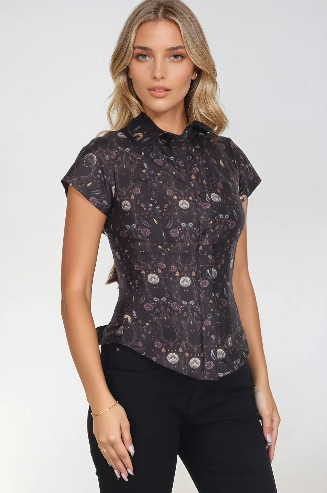 Sharina Celestial Inspired Corset Shirt