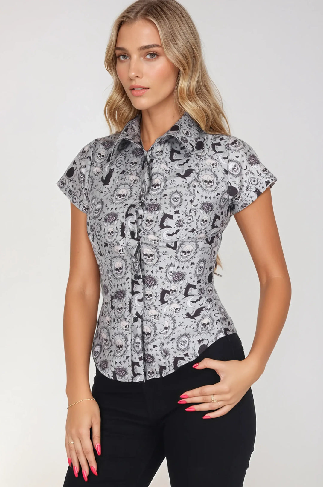 Sachiko Gothic Inspired Corset Shirt