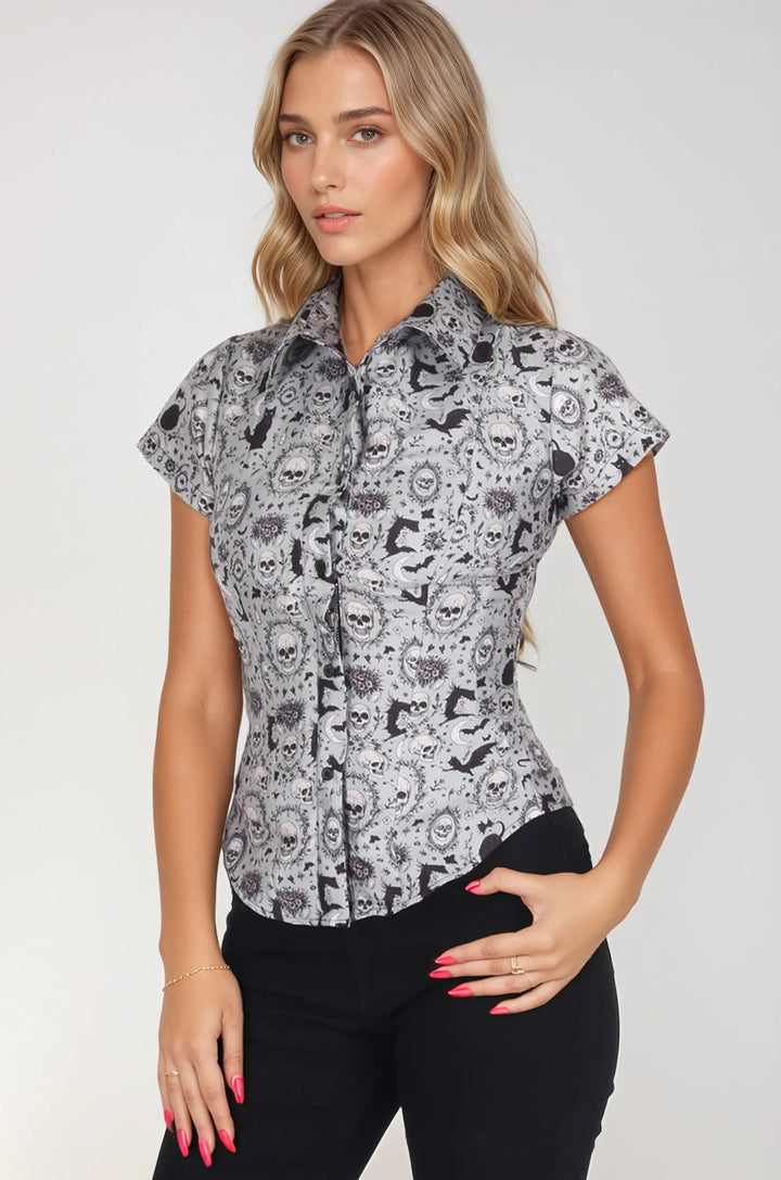 Sachiko Gothic Inspired Corset Shirt
