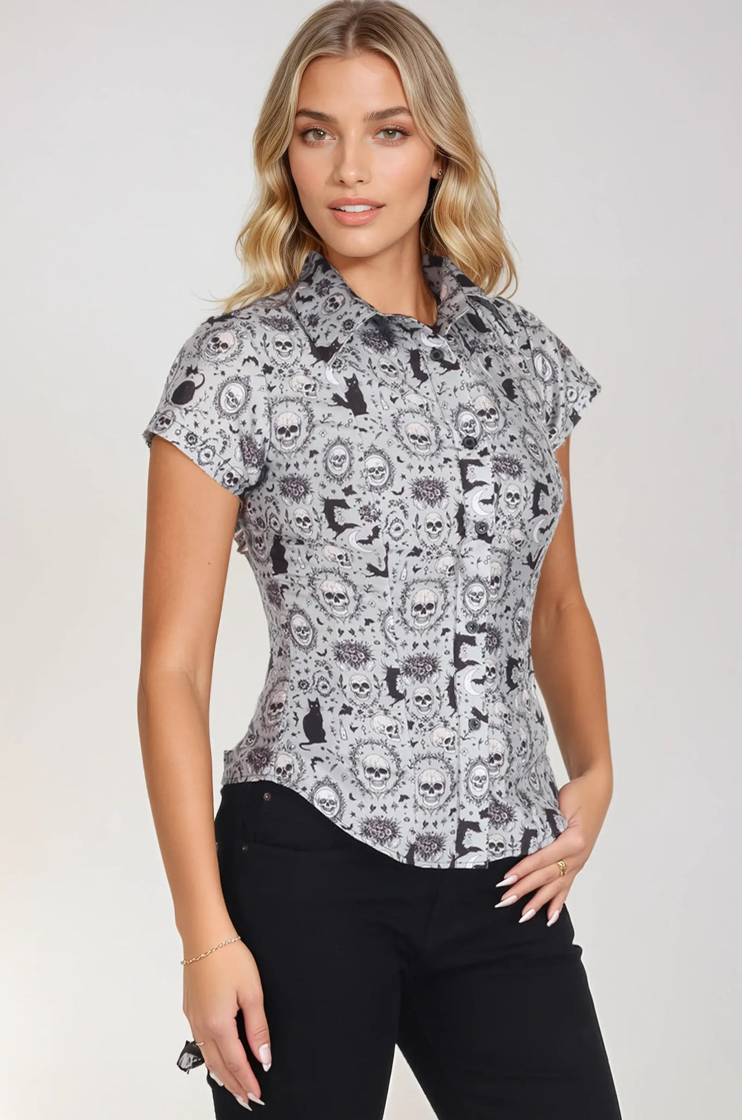 Sachiko Gothic Inspired Corset Shirt