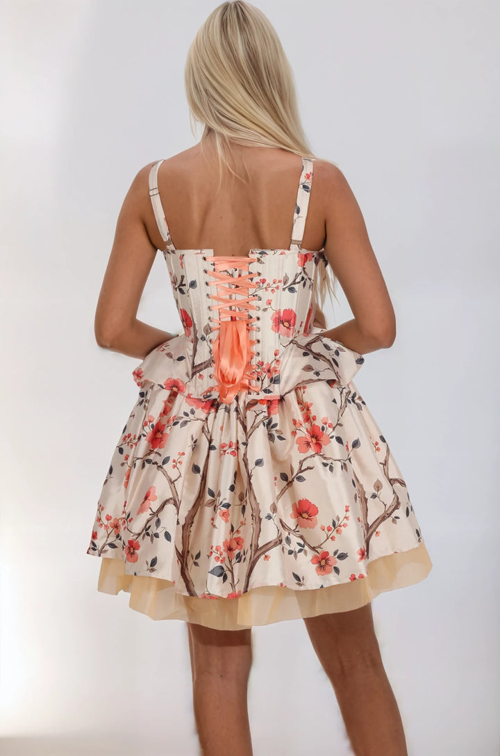 Maralyn Floral Corset Co-ord Set