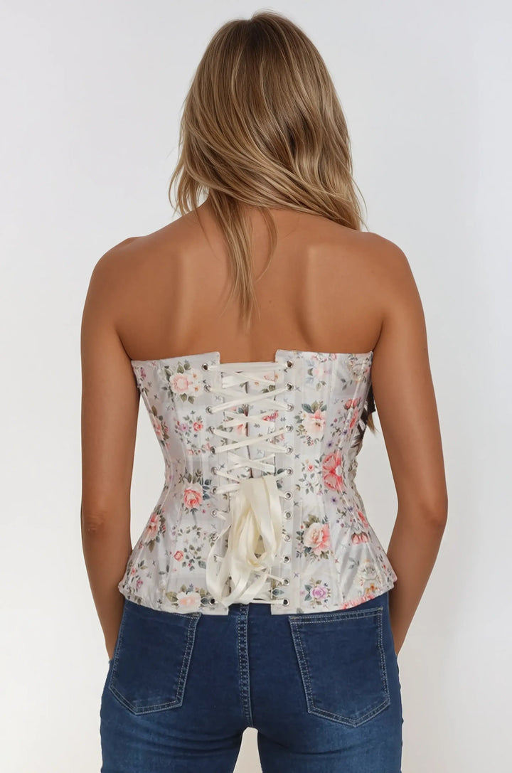 Mayda Floral Sweet Heart Corset