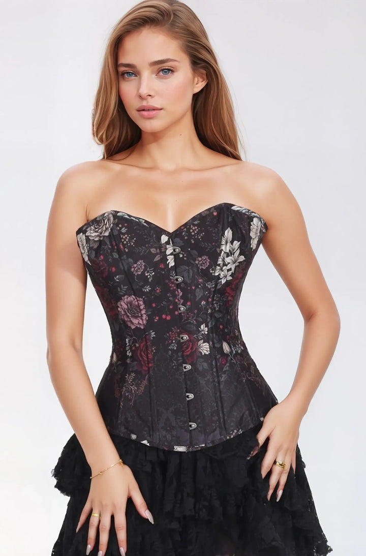 Michiko Floral  Overbust Corset
