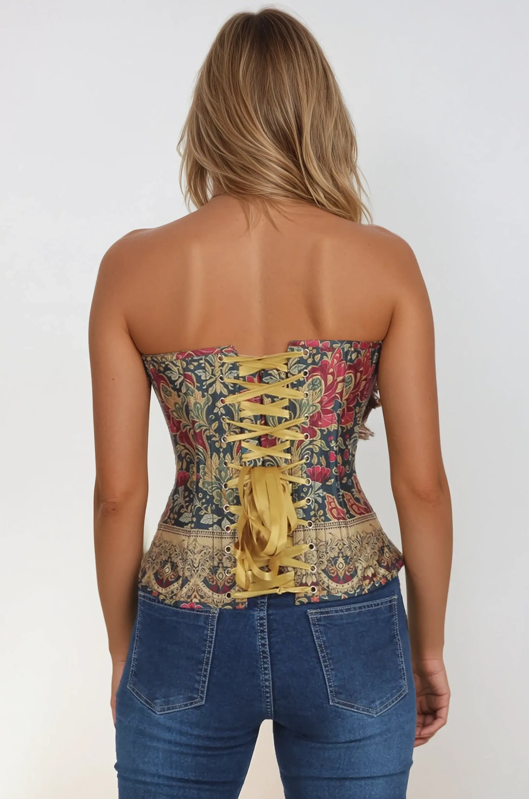 Teriana Ornate Floral Overbust Corset