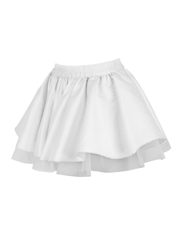 Laike White Mini Skirt