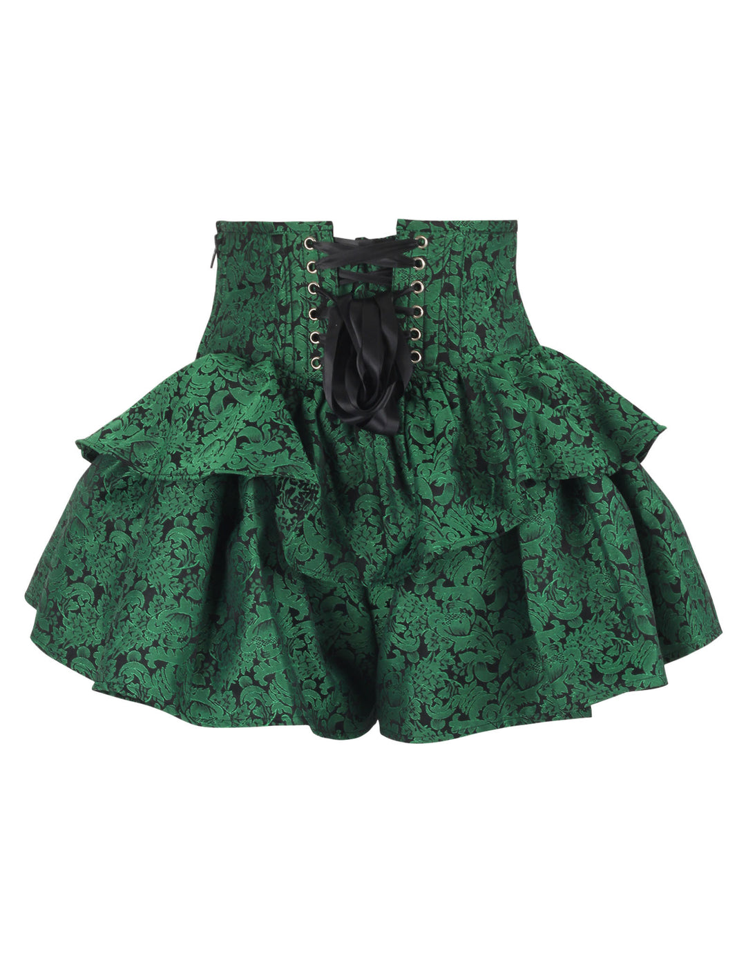 Quianna Green Brocade Corset Skirt