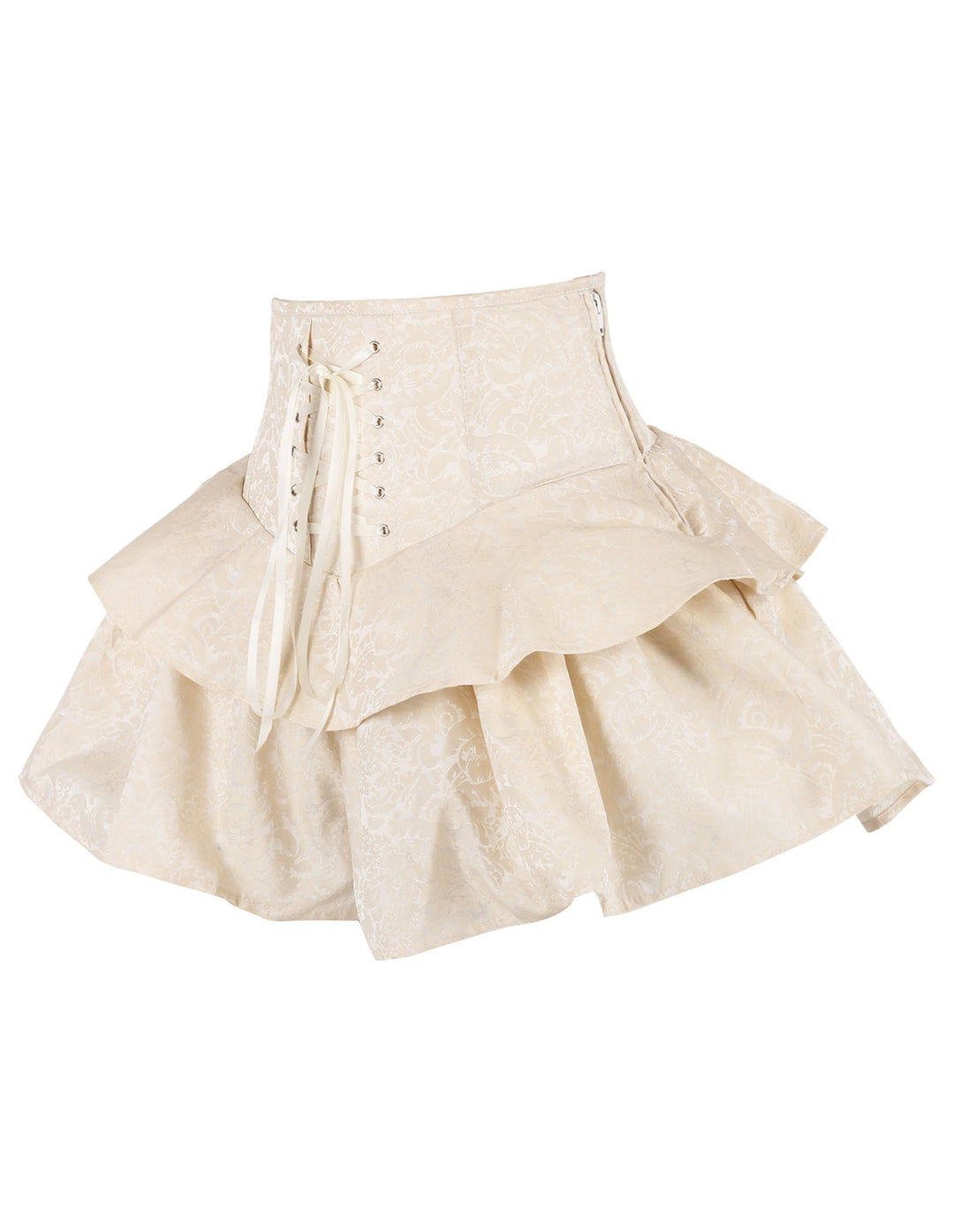 Hadly Ivory Brocade Corset Skirt
