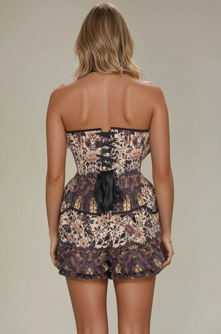 Dorann Victorian Gothic Garden Corset