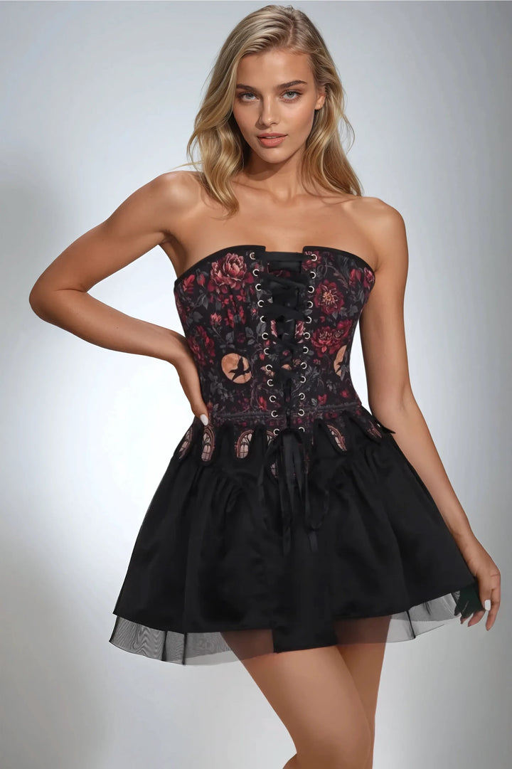 Velva Ravenveil Tapestry Overbust Corset