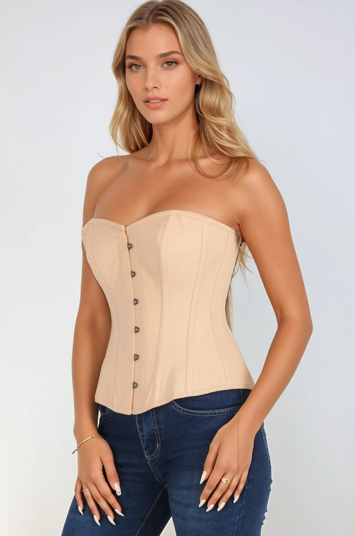 Deeanna Cotton Sweet Heart Corset