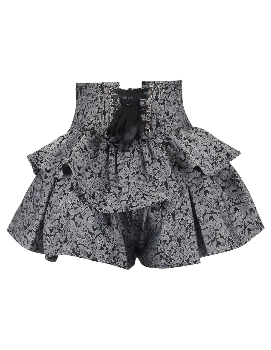 Harlene Silver Brocade Corset Skirt