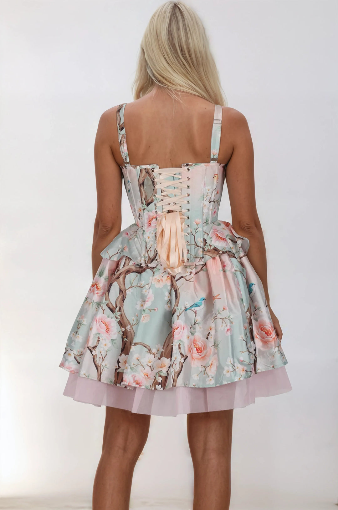 Deandrea Pastel Garden Corset Co-Ord Set