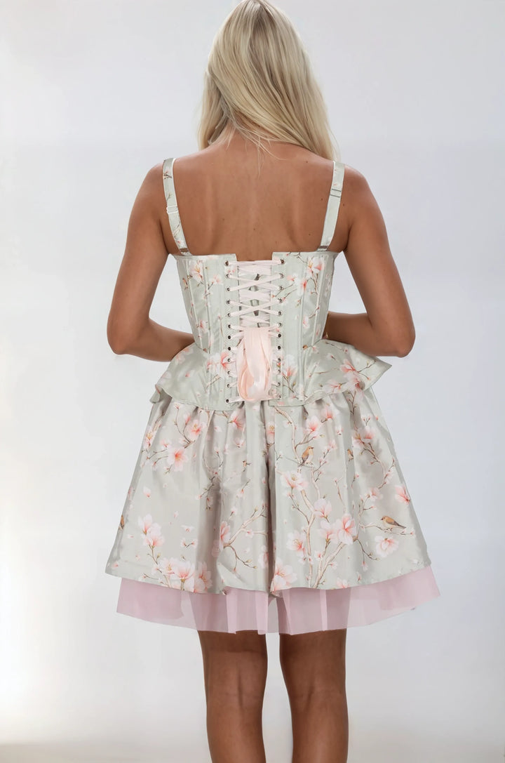 Davonna Sage Blossom Corset Co-ord Set