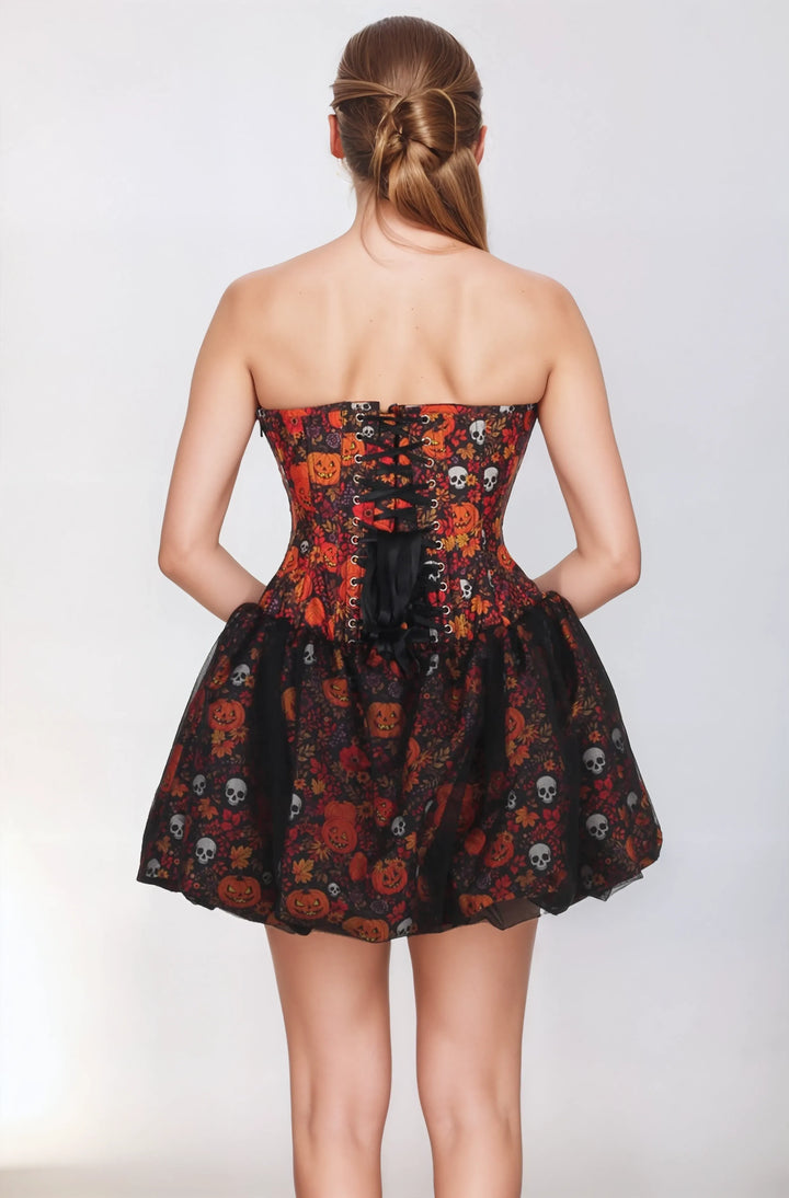 Zane Pumpkin Harvest Haunt Corset Dress