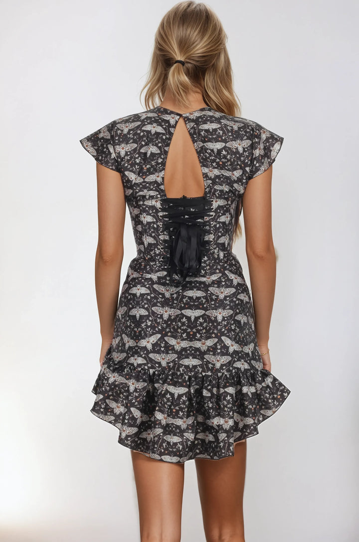Davina Moth Night Sky Corset Dress