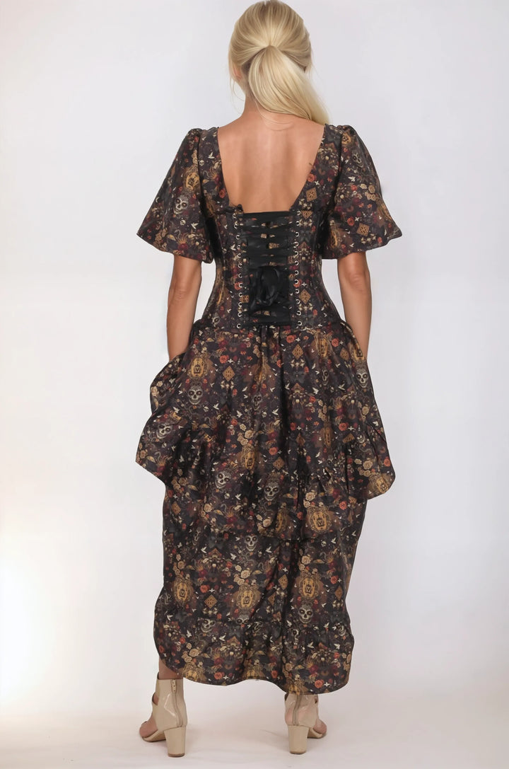 Blair Floral Gothic Custom Made Corset Dress