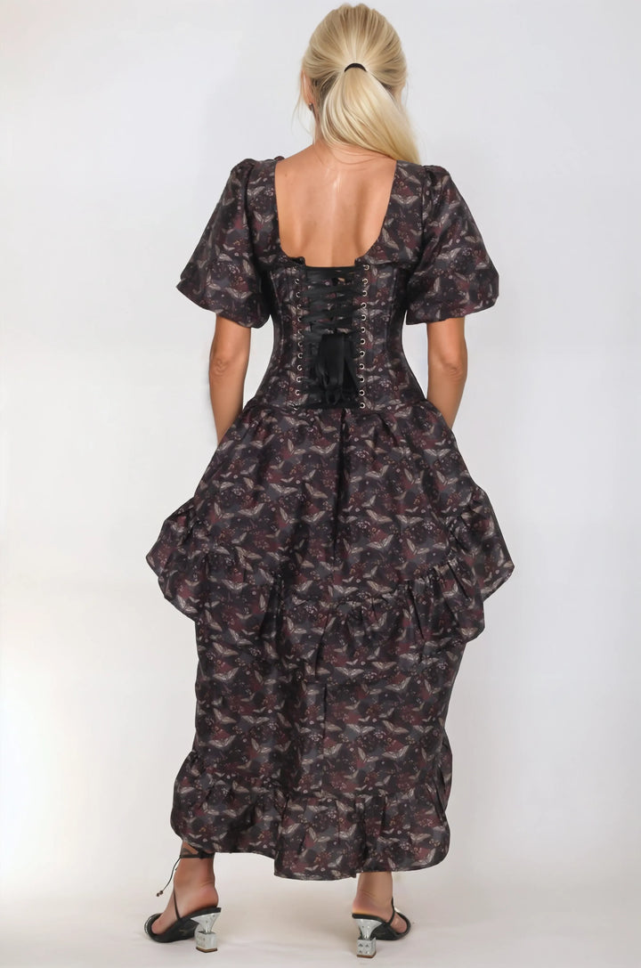 Abel Moth & Botanical Print Corset Dress