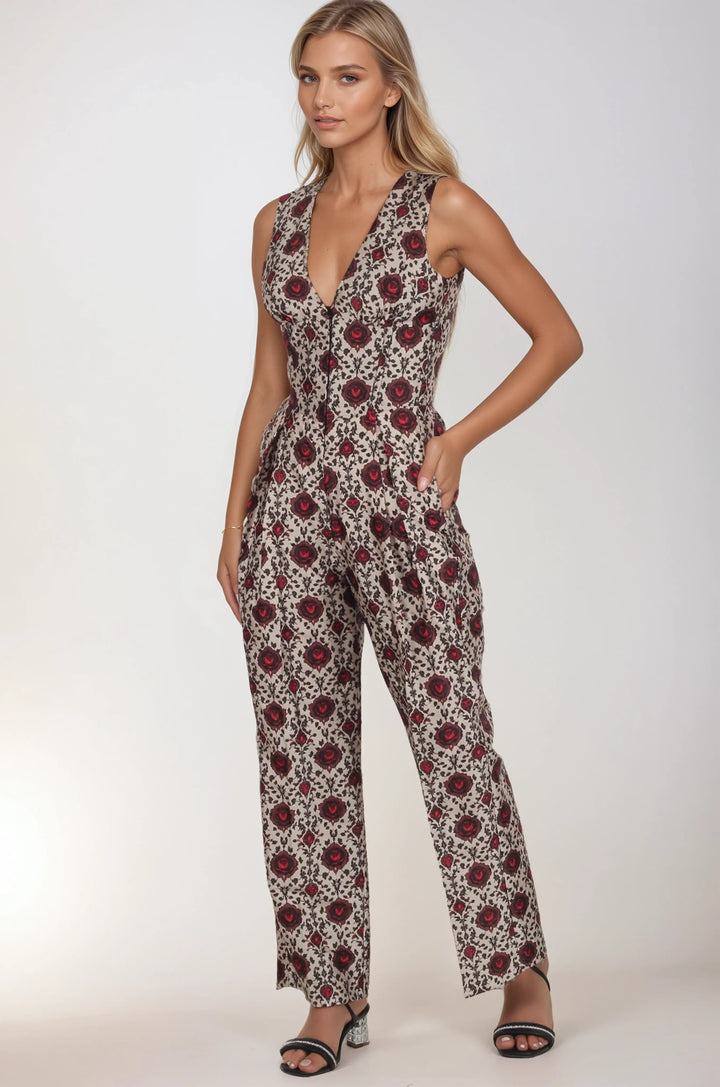 Alani Rose Garden Corset Jumpsuit