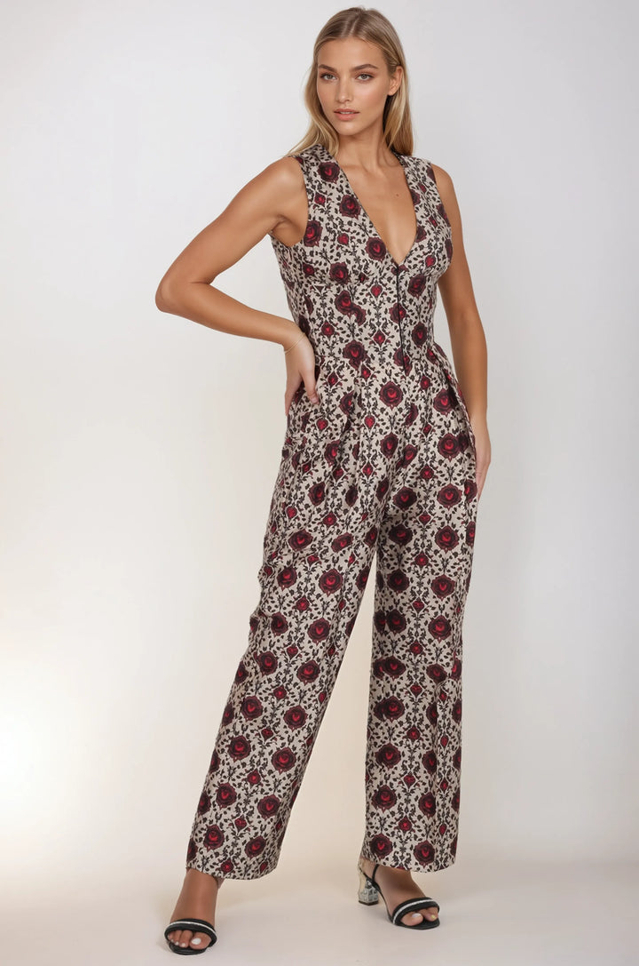 Alani Rose Garden Corset Jumpsuit