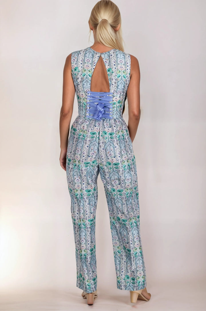 Shane Climbing Vines Corset Jumpsuit