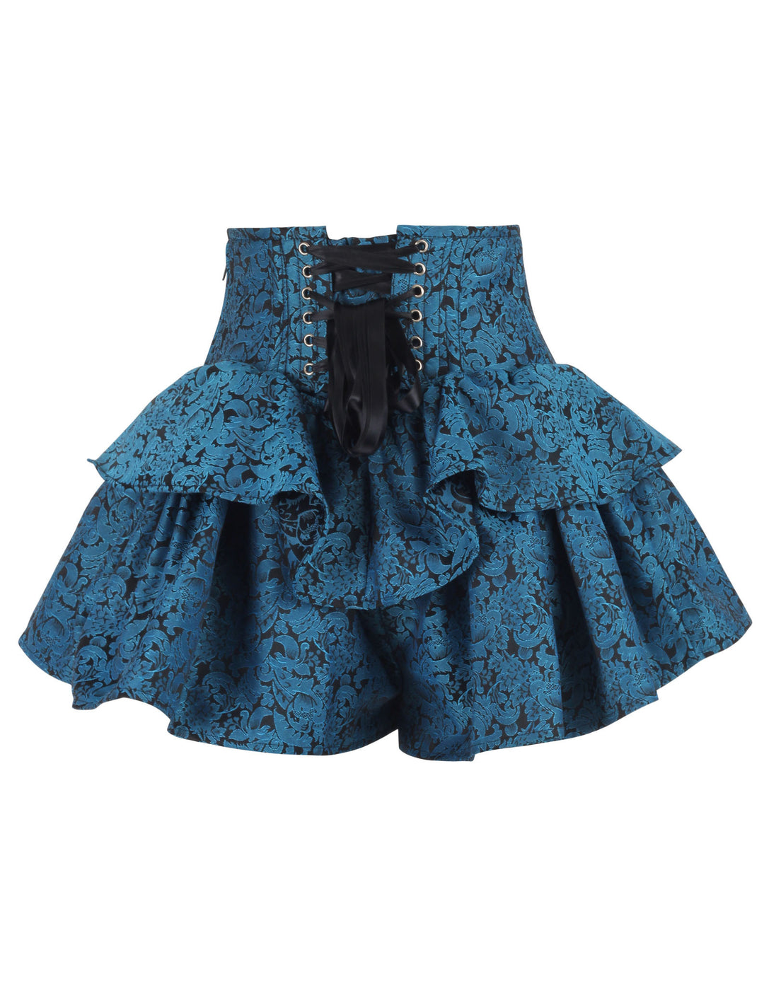 Kammi Turquoise Brocade Corset Skirt