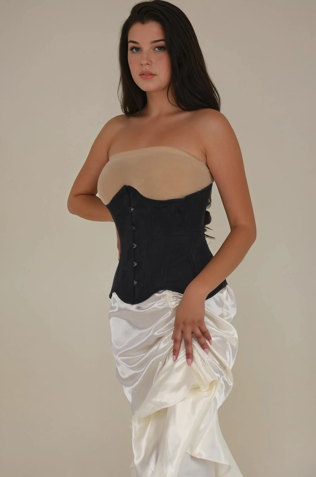 Jaelan Curvy Waist Trainer Black Corset