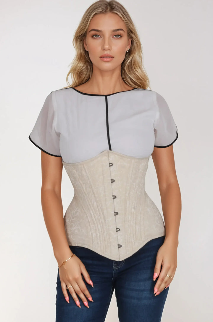 Kaprice Ivory Waist Training Corset