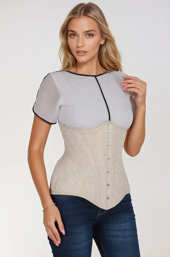 Kaprice Ivory Waist Training Corset