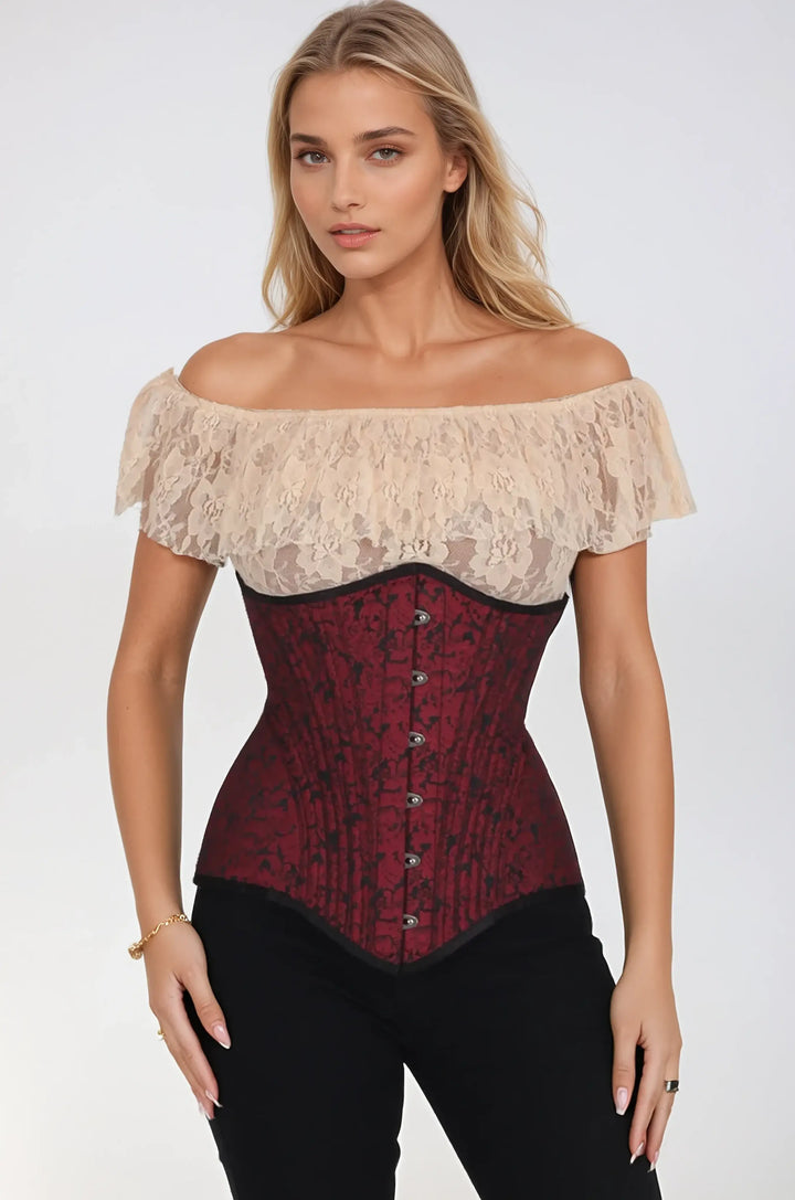 Kinzee Waist Training Brocade Corset